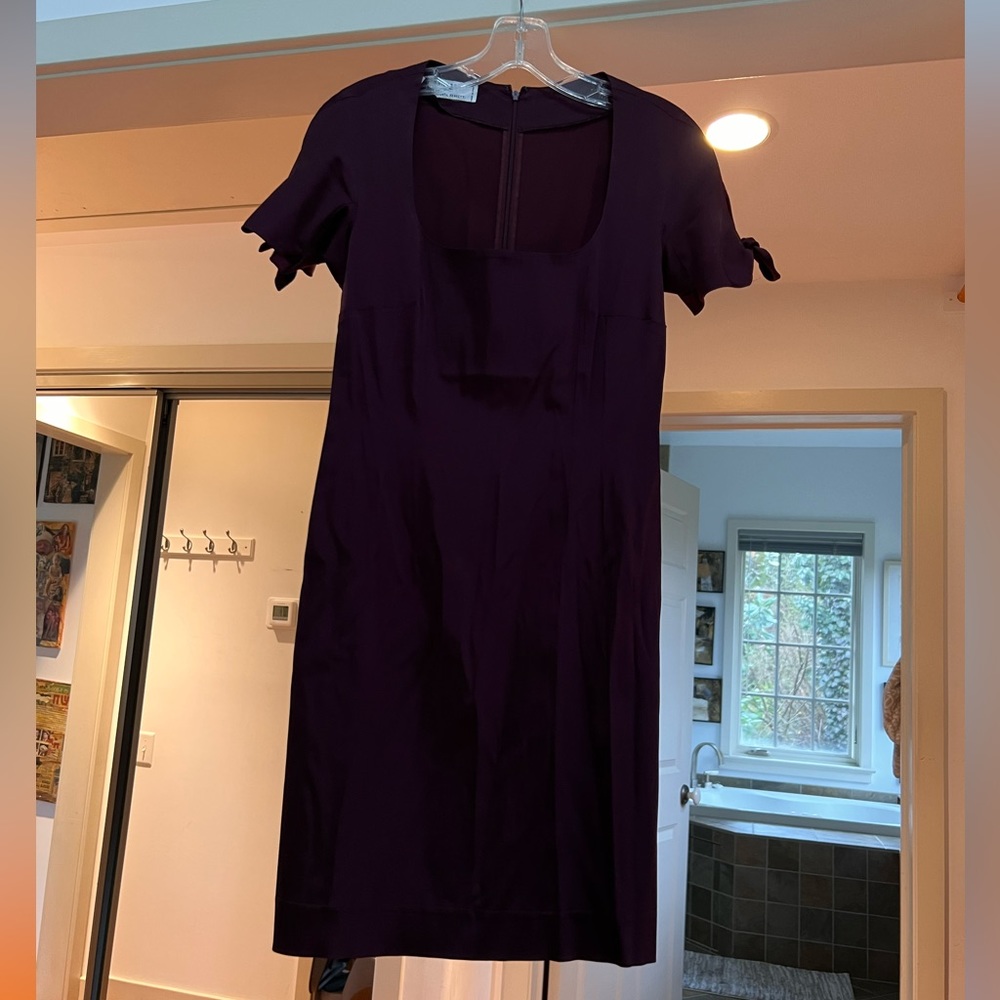 Philosophy by Alberta Ferretti Plum Cocktail Dress Size 2/4